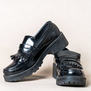 Chunky Loafers - Penny loafers with frills on the front